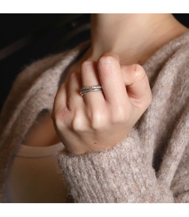 Bague David Yurman Anneau Crossover