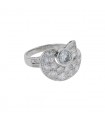 Platinum and diamonds ring