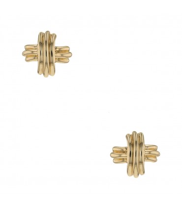 Tiffany & Co. Signature X gold earrings