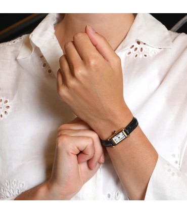 Tank Cartier gold watch