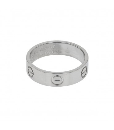 Cartier Love platinum ring