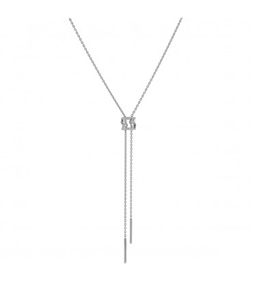 De Beers Dewdrop gold and diamonds necklace