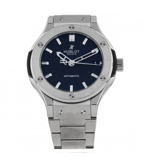 Hublot Classic Fusion titanium and stainless steel watch