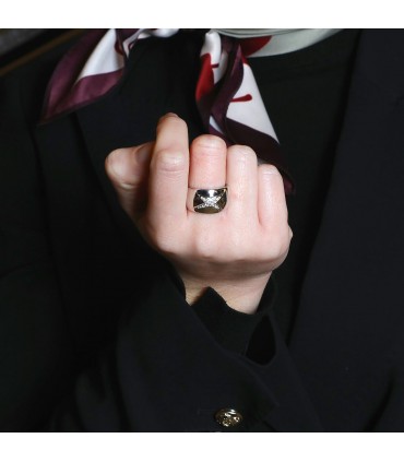 Mauboussin Etoile Divine diamonds and gold ring