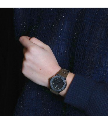 Hublot Classic Fusion titanium and stainless steel watch