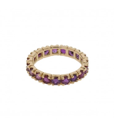 Rubies and gold ring