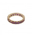 Rubies and gold ring