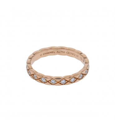 Chanel Coco Crush gold and diamonds ring