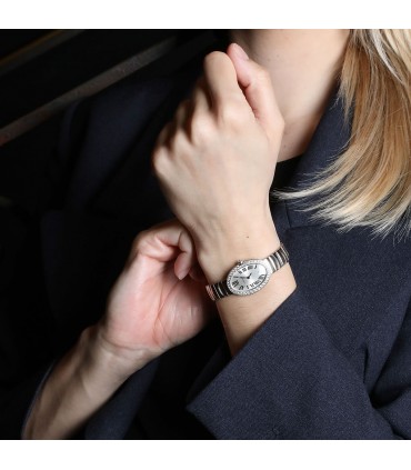 Cartier Baignoire diamonds and gold watch