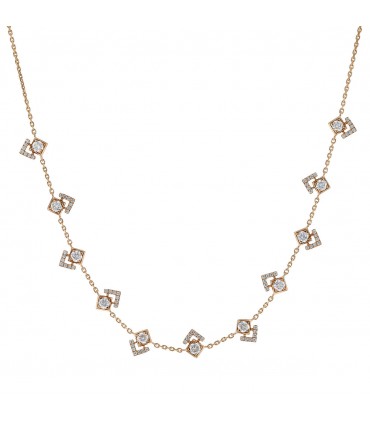 Messika My Soul diamonds and gold necklace
