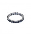 Sapphires and gold ring