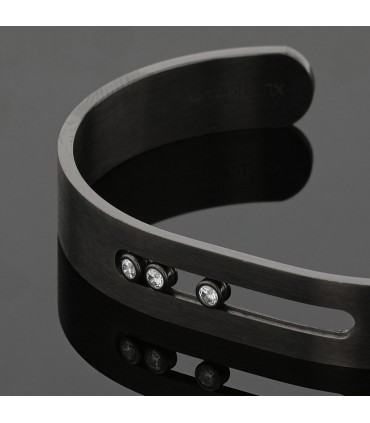 Messika Move titanium and diamonds ring
