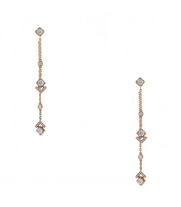 Messika My Soul diamonds and gold earrings