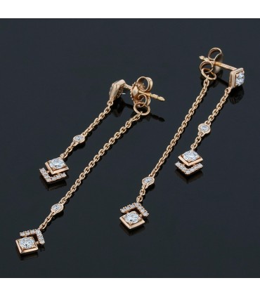 Messika My Soul diamonds and gold earrings