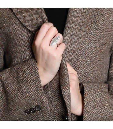 Diamonds and gold ring