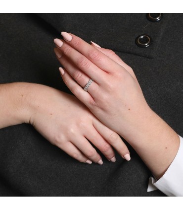 Diamonds and gold ring