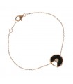 Cartier Amulette XS onyx, diamond and gold bracelet