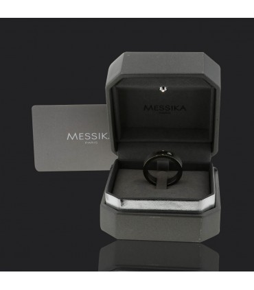 Messika Move titanium and diamond ring