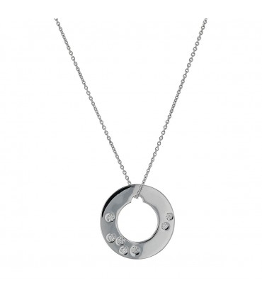 Dinh Van Cible diamonds and gold necklace