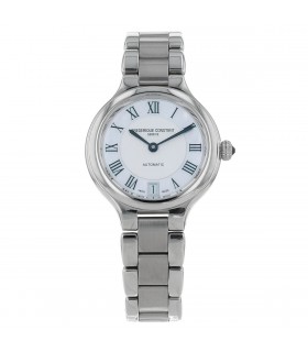 Frederique Constant Classics stainless steel and mother of pearl watch