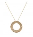 Dinh Van Cible diamonds and gold necklace