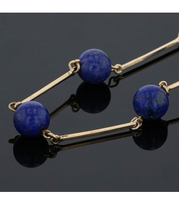 Gold and lapis lazuli necklace