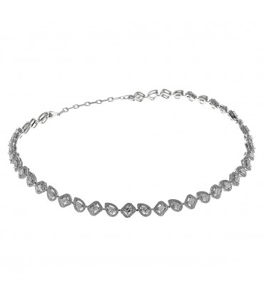 Messika My Twin diamonds and gold necklace
