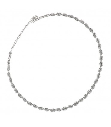 Messika My Twin diamonds and gold necklace
