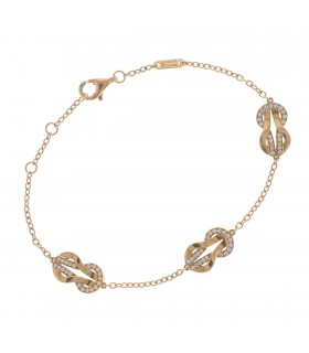 Fred Chance Infinie diamonds and gold bracelet