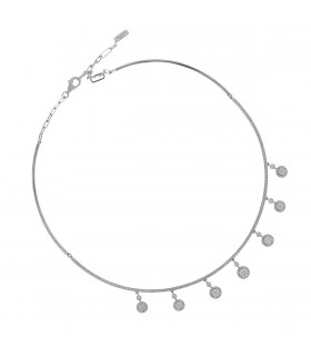 Messika diamonds and gold necklace