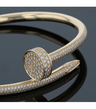 Cartier Juste un Clou diamonds and gold bracelet