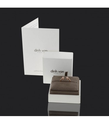 Dinh Van Cube diamonds and gold ring