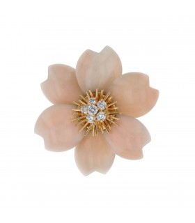 Broche Van Cleef & Arpels Rose de Noël