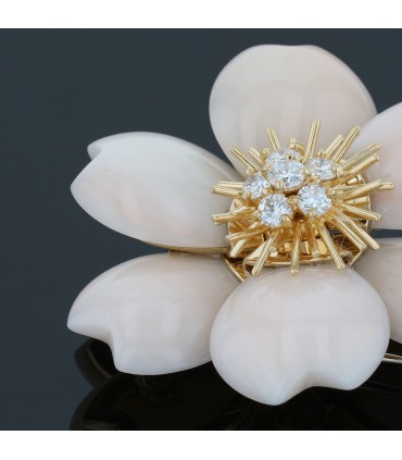 Broche Van Cleef & Arpels Rose de Noël