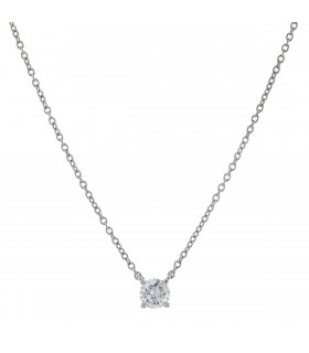 Diamond and gold necklace