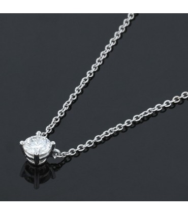 Diamond and gold necklace