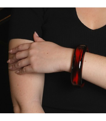 Tiffany & Co Peretti wood and lacquer bracelet