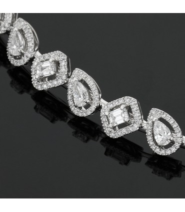 Messika My Twin diamonds and gold necklace