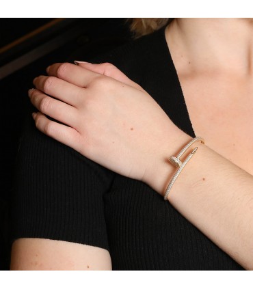 Cartier Juste un Clou diamonds and gold bracelet