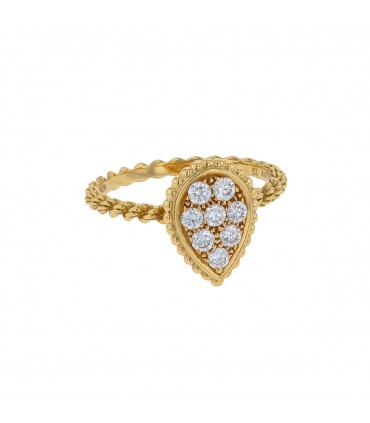 Boucheron Serpent Bohème diamonds and gold ring