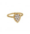 Boucheron Serpent Bohème diamonds and gold ring