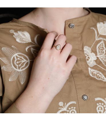 Boucheron Serpent Bohème diamonds and gold ring