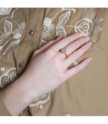 Luis Navarro diamonds and gold ring