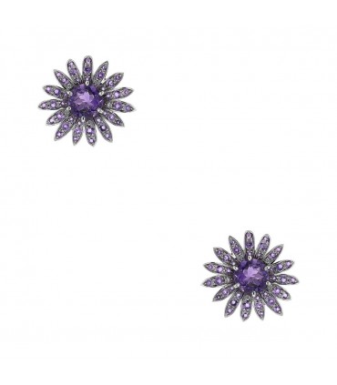 Mauboussin Les Nuits Mauves amethysts and gold earrings