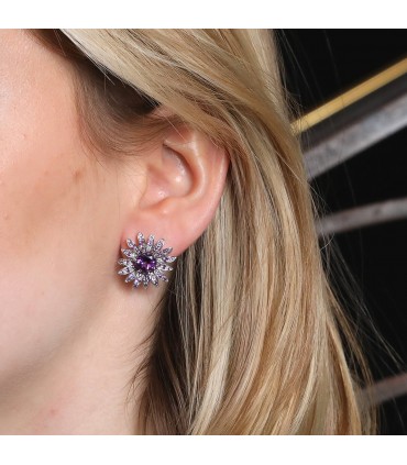 Mauboussin Les Nuits Mauves amethysts and gold earrings