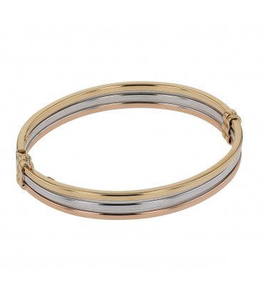 Three tones gold bracelet