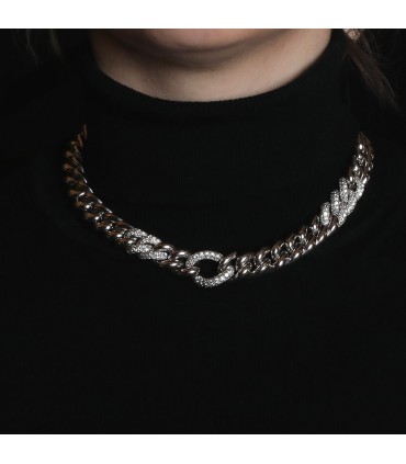 Pomellato Catene diamonds and gold necklace
