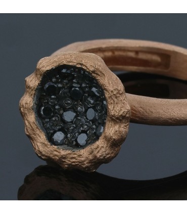 Luis Navarro aquamarine, diamonds and gold ring
