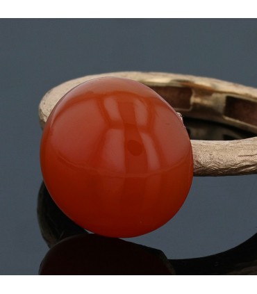 Luis Navarro carnelian and gold ring