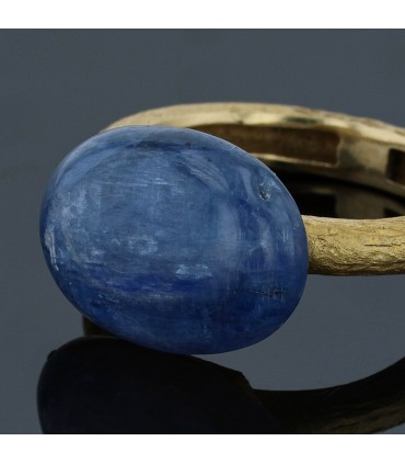 Luis Navarro sapphire and gold ring